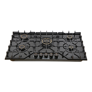 Fornello a Gas da Incasso di Alta Qualità con 5 Fuochi, Modello OEM/ODM Nuovo di Fabbrica, Dotato di Piano Cottura in Vetro da 90 Centimetri - Product Image 2