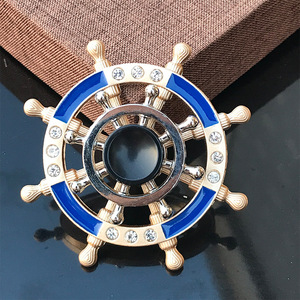 Nuevo DISEÑO DE TIMÓN Metal <span class=keywords><strong>Fidget</strong></span> Spinners Juguetes Doble capa Dedo Aleación de zinc Colorido Mano <span class=keywords><strong>Spinner</strong></span> Metal Mano <span class=keywords><strong>Fidget</strong></span> <span class=keywords><strong>Spinner</strong></span> - Product Image 3