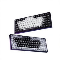 [Carbon-Fiber Dual-Color Printed Keycaps] Cross-Border Best-Seller PC Forged Pattern Mechanical Keyboard Keycaps Blister-Packed