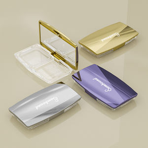 Étui à poudre compact de maquillage magnétique carré vide Unique, étui à poudre compact pressé personnalisé avec miroir - Product Image 3