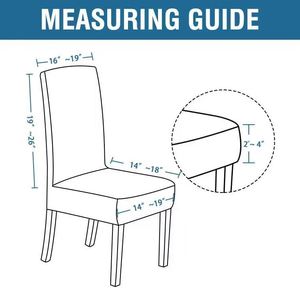 Fundas de Silla de Comedor de Terciopelo/Poliéster Gruesas y Lujosas, Personalizadas, Elásticas, Lavables, con Logotipo y Tamaño Personalizados para Uso Múltiple - Product Image 4