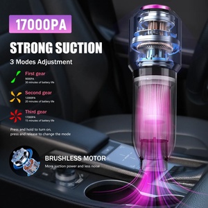 <span class=keywords><strong>Aspirateur</strong></span> de voiture 3 vitesses 6000 mAh, souffleur d'air puissant 17 kPa, nettoyage de clavier PC, <span class=keywords><strong>aspirateur</strong></span> de voiture - Product Image 3