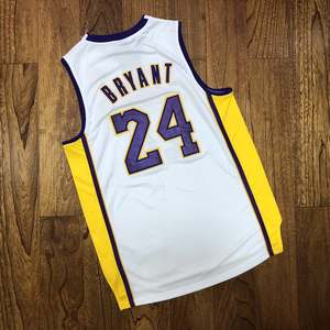 ชุดบาสเก็ตบอลผู้ใหญ่แบบตาข่ายแห้งเร็ว ระบายอากาศดี ขายส่ง รุ่นซีซั่น 2010 รอบชิงชนะเลิศ หมายเลข 24 ทีคนิคส์การพิมพ์ - Product Image 5