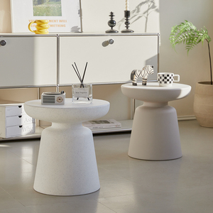 Juego de Mesa de Centro Moderno, Elegante y Funcional de Plástico Ligero para Sala de Estar, Estilo Minimalista, KS12 Multicolor - Product Image 2