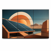 Écran LCD de 46 pouces pour mur vidéo, cadre ultra-fin de 0,88 mm, sans bordure, garantie de 2 ans, compatible avec les CMS tiers pour TV