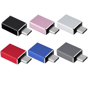 อะแดปเตอร์เชื่อมต่อ USB Type A เป็น Type-C OTG สีสันสดใส พร้อมสาย USB 3.0 8.0 นิ้ว ได้รับการรับรองมาตรฐาน FCC - Product Image 1