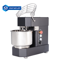Mélangeur spirale 4 kg 10 litres à vitesse variable, pétrin spirale de table, équipement de boulangerie