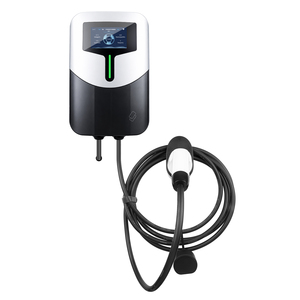 เครื่องชาร์จรถยนต์ไฟฟ้าแบบติดผนัง OEM 7kW-22kW รุ่นใหม่ แบบติดผนัง รองรับ Type 2 ปรับแต่งได้ด้วยแอป/หน้าจอ/RFID/OCPP มาตรฐาน IP65 - Product Image 1