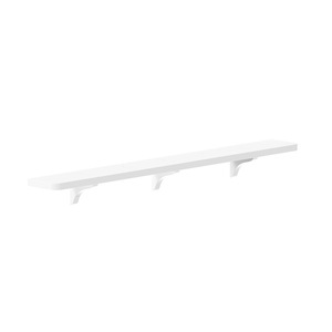 Étagère de rangement pour salle de bain GREENSIDE sans perçage - étagère plate, étagère suspendue pour salle de bain, planche de rangement pour cuisine, combinaison - Product Image 1