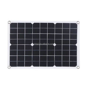 แผงโซลาร์เซลล์แบบโมโนคริสตัลไลน์ชนิดยืดหยุ่น ครึ่งเซลล์ 12V/9V/18V ยี่ห้อ TXW ประสิทธิภาพ 21% พร้อมพอร์ต USB คู่ สำหรับใช้ในบ้าน - Product Image 1
