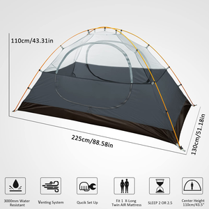 Pérgolas y Gazebos para Exteriores, Pérgola Bioclimática Alternativa, Estilo para 2-3 Personas, Tres Estaciones, 3000 mm, Carpa de Camping Impermeable de Poliéster - Product Image 2