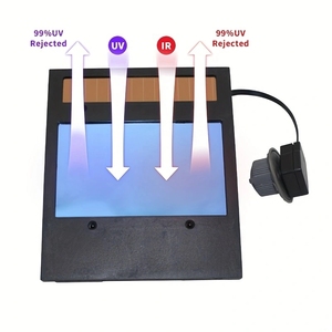 Máscara/Casco de Soldadura TIG MIG MMA con Sensor de Arco de 4 Áreas de Visión Amplia y Oscurecimiento Automático Solar, Espejo de Color Real - Product Image 3