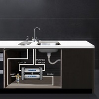 Purificateur d'eau UF domestique intelligent de haute qualité, avec boîtier en acier inoxydable