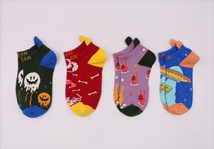 ถุงเท้าเด็กแบบไม่มีส้นลายการ์ตูน, ถุงเท้าเด็กผู้ชายและ<span class=keywords><strong>เด็ก</strong></span>ผู้หญิงกันลื่นแบบข้อสั้น, ถุงเท้าเด็กเล็กผ้าฝ้ายเกรด A สำหรับฤดูใบไม้ผลิและฤดูร้อน - Product Image 2