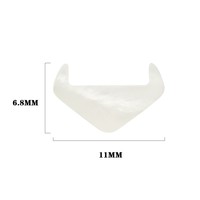 Perles en pierre semi-précieuse en forme de tête de taureau, coquille blanche, nacre naturelle, perles en vrac pour la création de bijoux DIY