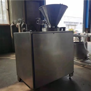 Embutidora de Salchichas Hidráulica de Doble Tubo Tipo 40, Tolva de 70L, Bomba de Aceite de 7-8MPa, Rellenadora de Salchichas - Product Image 4