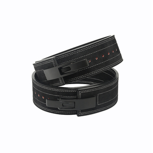 2026 Wholesale Fitness Powerlifting 10 MM Lumber Back Lifting Weightlifting Cowhide Leather Weight Gym Lever <b>Belt</b> Men - Product Image 6