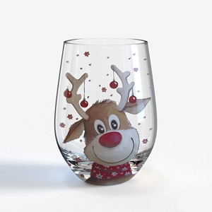 Verre à whisky personnalisé avec logo, 500 ml, 16 oz, tasse créative en forme de renne de Noël, cadeau de Noël, tasse à eau ou à café en forme d'œuf - Product Image 5