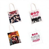 Sac fourre-tout carré en lin Kpop JK V J-hope World Tour Cortis KATSEYE, grande capacité, cadeau de concert, pour les fans