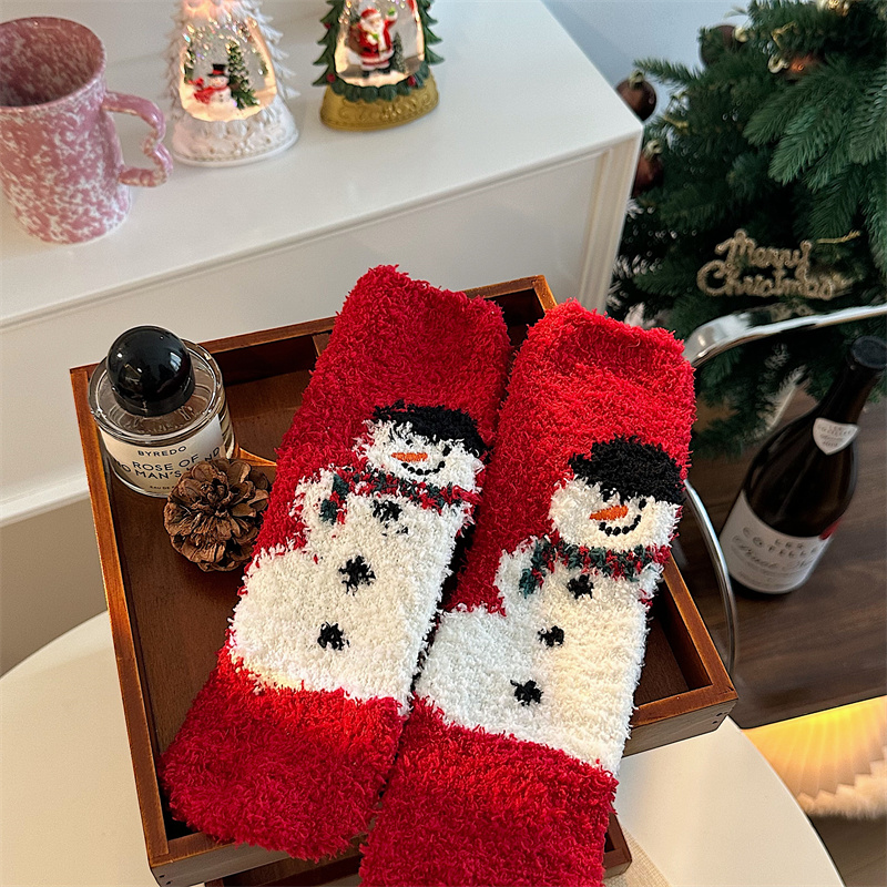 Bonhomme de neige rouge