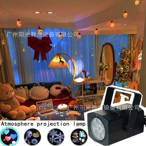 LED Snowflake Projection <b>Light</b> Indoor USB Stage <b>Light</b> Christmas Halloween Decorative Pattern <b>Projector</b> Lamp - Product Image 4