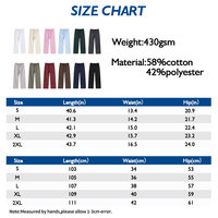 Ensemble de survêtement décontracté 2 pièces pour homme, streetwear 2026, 430 GSM, grande taille, en coton, avec impression 3D en relief personnalisée et logo sur mesure