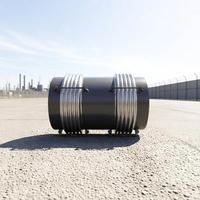 Compensateur métallique sur mesure, fabrication directe usine, SS316, latéral DN150 PN16, raccord rapide pour système de tuyauterie marine
