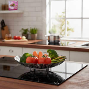 CASAMAX WL AS-4801-32 Cestello per cottura a vapore in acciaio inossidabile - 32 cm - Product Image 3