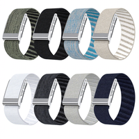 Ouruoxi Bracelet de fitness en nylon personnalisé avec logo, style Bling Iced Out, pour bracelet Whoop 5.0 et Peak 5 MG W