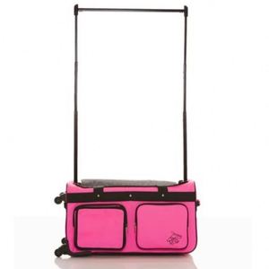 Free sample <b>Wheeled</b> <b>Weekender</b> <b>Bag</b> with Convertible Rolling Duffel <b>Bag</b> with Garment Rack for Dancing - Product Image 4