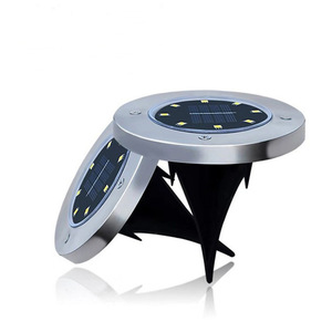 Aibo <b>Solar</b> In <b>Ground</b> <b>Lights</b> 5050 Led Outdoor Lawn Landscape Lighting For Courtyard Garden Decor - Product Image 2