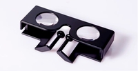 Gafas VR Plegables Ultra Ligeras y Portátiles Vr Fold V1 Lentes 3D de ABS+Acrílico Pantalla Virtual de >80 Pulgadas para Android IOS PC