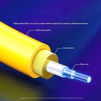 Cordons de raccordement en fibre optique monomode LC-LC-SC/LC-ST/LC-FC de qualité professionnelle, pigtails et jumpers optiques 10 Gigabit fabriqués en Chine