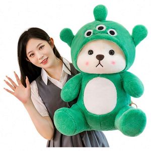 Jouets en peluche personnalisés pour enfants avec broderie de fermeture éclair, animaux en peluche personnalisés sur mesure, grands animaux en peluche en coton PP - Product Image 3