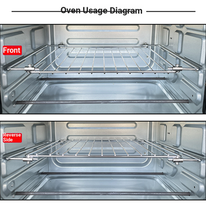 <span class=keywords><strong>Grille</strong></span> de cuisson et de refroidissement professionnelle en acier inoxydable robuste et durable pour four, idéale pour la pâtisserie - Product Image 5
