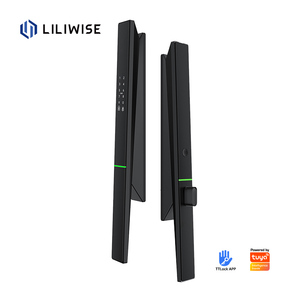 กุญแจล็อคอัตโนมัติ Liliwise กันน้ำ  แบบไม่ใช้กุญแจ  วัสดุอะลูมิเนียม  ดีไซน์บางเฉียบ  ล็อคอัจฉริยะ  สแกนลายนิ้วมือ  สำหรับประตูแคบ  ล็อคดิจิตอลอัจฉริยะ - Product Image 1
