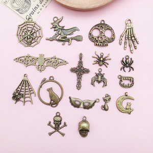 Pendentif Halloween explosif alliage bricolage accessoires pendentif Bracelet en Bronze ancien - Product Image 2