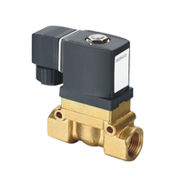 Vanne solénoïde en laiton à 2 voies haute pression normalement fermée AC220V DC24V pour eau, air, huile
