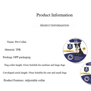 <span class=keywords><strong>Collar</strong></span> Antiparasitario <span class=keywords><strong>para</strong></span> Mascotas, Antipulgas y Antipiojos, <span class=keywords><strong>Collar</strong></span> Antipulgas <span class=keywords><strong>para</strong></span> Gatos, Prevención de Insectos Externos, <span class=keywords><strong>Collar</strong></span> <span class=keywords><strong>para</strong></span> Perros - Product Image 2