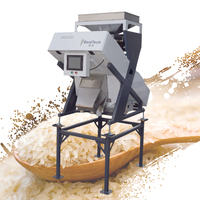 Fabriekslevering 1 Chute Ccd Kleur Sorteerder Gedroogd Fruit Rozijnen Zaden Hennep Rijst Tarwe Optische Sorteermachine