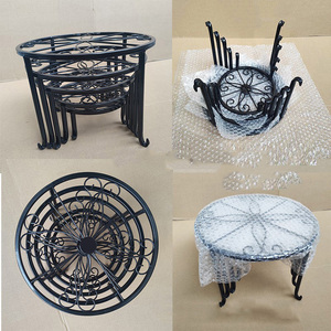 Soporte de maceta de hierro extraíble para decoración del hogar, soporte de maceta extraíble de metal para uso en interiores y exteriores para suministros de jardín, balcón - Product Image 4