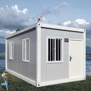 Casa Contenedor Modular Prefabricada, Villa Hotel con Energía Solar, Panel Sándwich de Acero Rectangular Transpirable, Diseño Moderno, 1 Año - Product Image 2