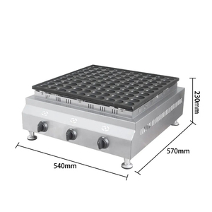 ไฟฟ้ามินิเครื่องวาฟเฟิลแพนเค้ก 25 หลุมมัฟฟินเชิงพาณิชย์อัตโนมัติไม่ติด Poffertjes ทํา - Product Image 5