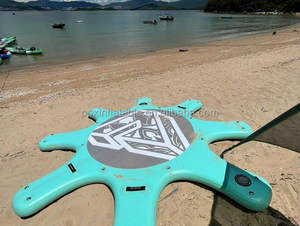 Tapis de yoga <span class=keywords><strong>gonflable</strong></span> pliable souple pour sports nautiques, stand up <span class=keywords><strong>paddle</strong></span>, surf, ski nautique, SUP - Product Image 3