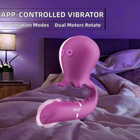 App-gesteuerter Sexschaukel-Vibrator mit Rotation, Rosen-Vibrator, Luftimpuls-Stimulator, Klitoris-Stimulator, Tentakel-Oktopus-Dildo-Vibrator für Frauen