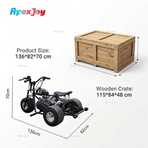Kart à essence tout-terrain 3 roues, mini-<span class=keywords><strong>trike</strong></span>, buggy pour adultes, karting, go-kart à essence, kart de course, kart de <span class=keywords><strong>drift</strong></span> - Product Image 6