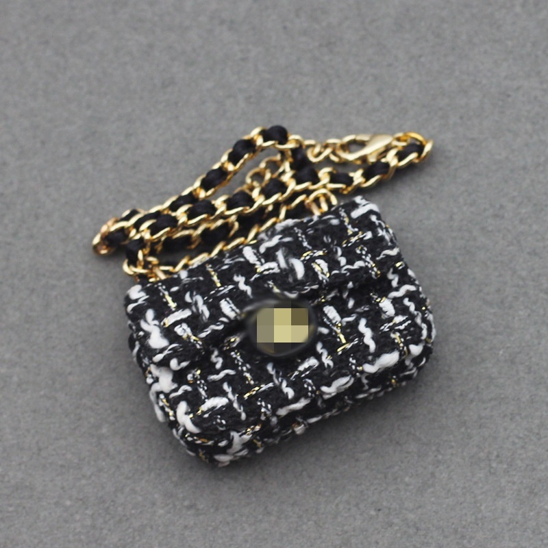 Sac en tissu d'encens à une épaule noir