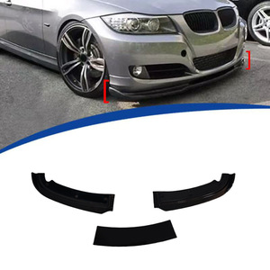 ลิ้นกันชนหน้า BMW E90 แบบ 3 ชิ้น สีดำเงา ABS สำหรับรถยนต์ซีรีย์ 3 ปี 2009 2011 - Product Image 1