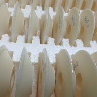 Pièces de machines de texturation SICHRON Barmag de qualité supérieure, disque de couteau en fibre céramique jaune clair Fk6-1000, garantie 1,5 an