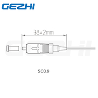 Conector Rápido de Fibra Óptica Simplex SC OM3
